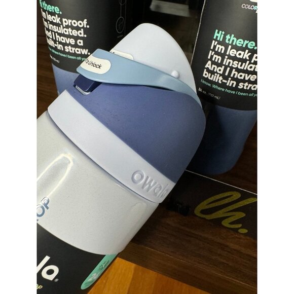 Owala Limited Edition Color Drop Riptide 24oz Freesip Water Bottle - Picture 8 of 8